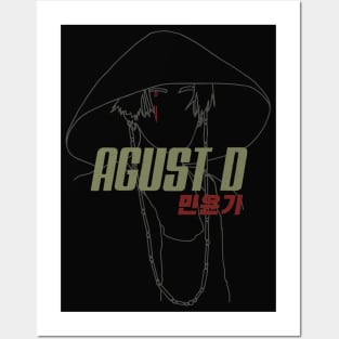 Agust D BTS Suga Min Yoongi Posters and Art